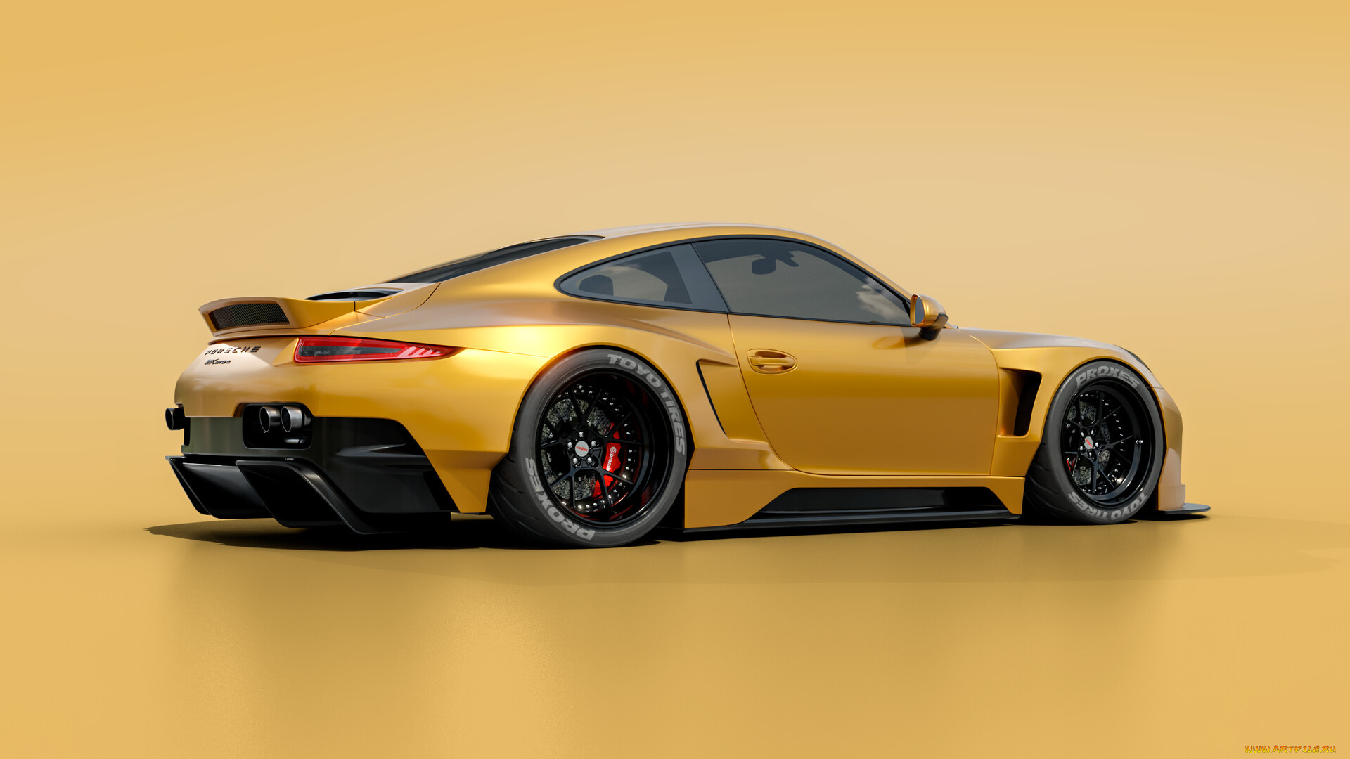 , 3, porsche, 911, carrera, widebody